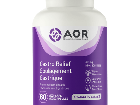 AOR Gastro Relief 60 Vegetarian Capsules For Discount