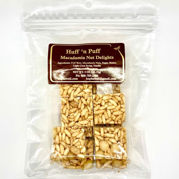 Huff N Puff Macadamia Nut Delights Hot on Sale