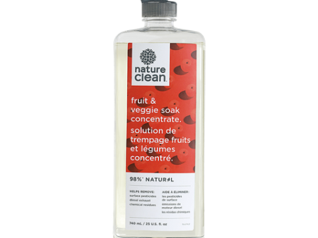 Nature Clean Fruit & Veggie Soak Concentrate 740ml on Sale