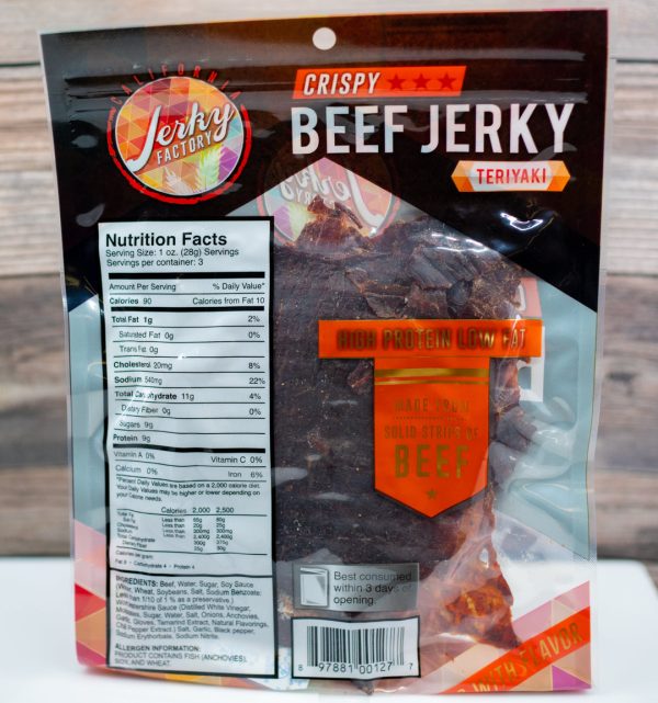 California Jerky Factory Beef Jerky (Teriyaki) Online