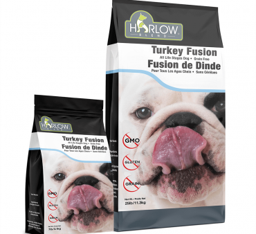 Harlow Blend Grain Free Turkey Fusion Dog Food 20Lb For Discount