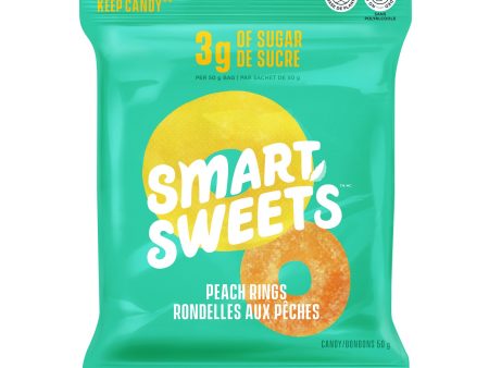 Smart Sweets Peach Rings 50g Online Sale