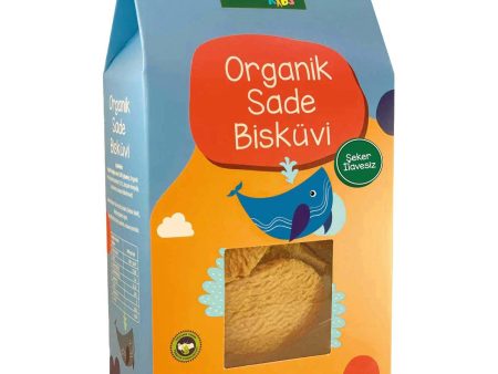 Wefood Kids Organik Sade Bisküvi 50 gr (Tereyağlı) 5 li For Sale