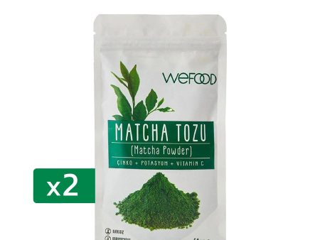 Wefood Matcha Tozu 50 gr 2 li For Cheap