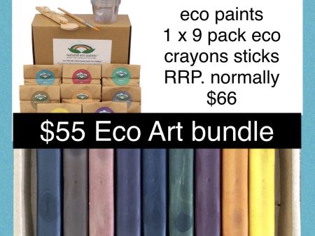 Eco Crayons - Deluxe Eco Art Bundle - Crayons and Paints For Discount