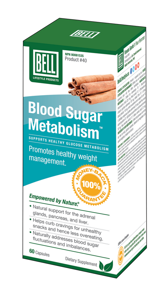 Bell Lifestyle Products #40 Blood Sugar Metabolism 60 Capsules Fashion