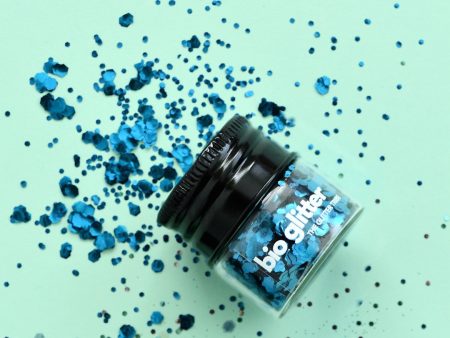 The Glitter Tribe - Biodegradable Glitter Glass Jar - Sapphire Blue (10g) Discount