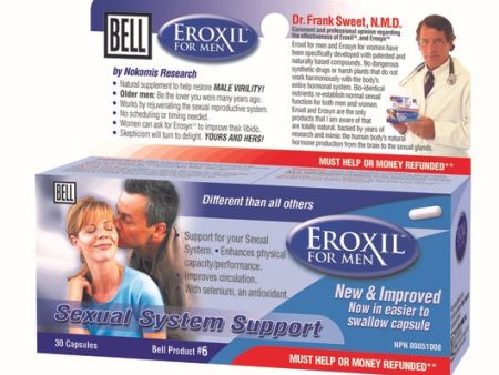 Bell Lifestyle Products #6 Eroxil- Virility For Men 30 Capsules For Discount