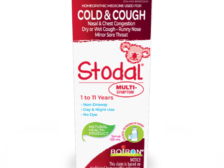 Boiron Stodal Multi-Symptom 1-11 Years Cold & Cough Syrup 125ml Discount