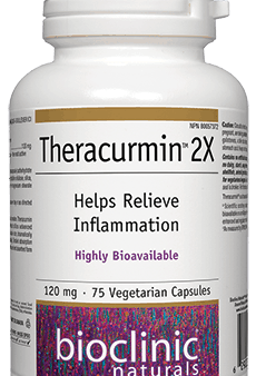 Bioclinic Naturals Theracurmin 2X 120mg 75 Vegetarian Capsules on Sale