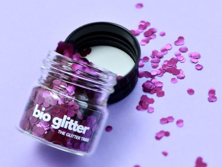 The Glitter Tribe - Biodegradable Glitter Glass Jar - Amethyst (10g) Online