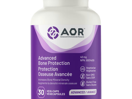 AOR Advanced Bone Protection 40mg 30 Vegetarian Capsules For Discount