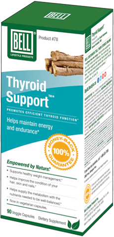 Bell Lifestyle Products #78 Thyroid Support 90 Capsules Fashion