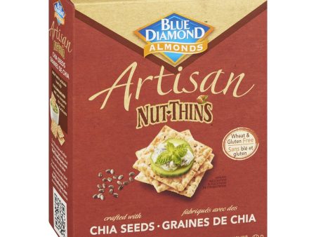 Blue Diamond Chia Seed Nut Thins 120g For Discount