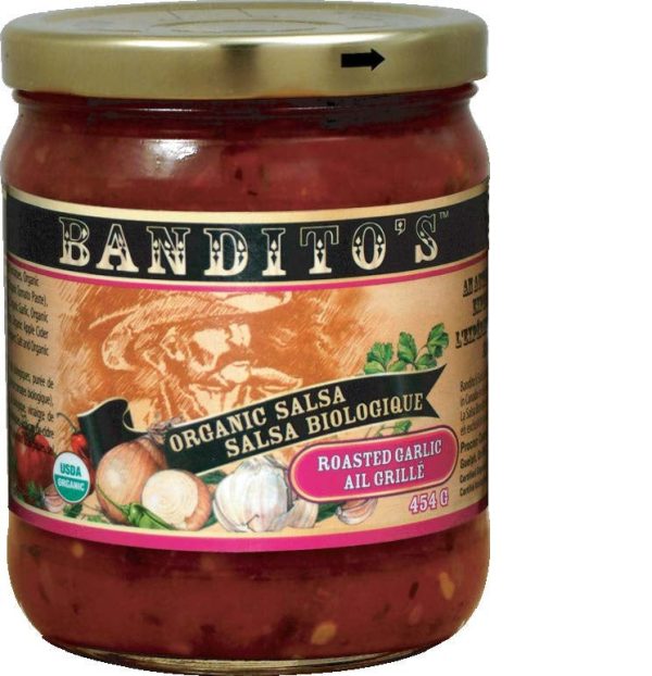 Bandito’s Roasted Garlic Salsa 454g Supply