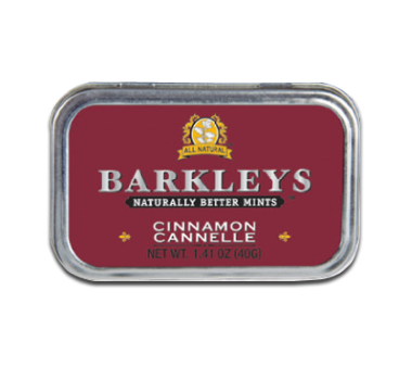 Barkleys Cinnamon Natural Mints 40g For Sale