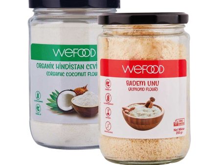 Wefood Glutensiz Badem Unu 250 gr + Organik Hindistan Cevizi Unu 320 gr Discount