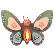 Bare & Co. - Wooden Toy - Butterfly Matching Puzzle Discount