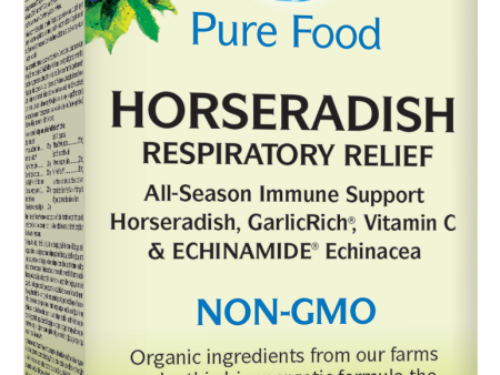 Whole Earth And Sea Horseradish Respiratory Relief NON-GMO 60 Enteric Coated Tablets Hot on Sale