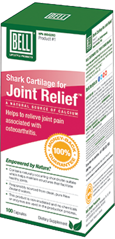 Bell Lifestyle Products #1 Shark Cartilage for Joint Relief 100 Capsules Sale