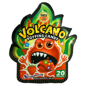 Volcano Popping Candy - Strawberry Hot on Sale