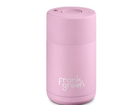 Frank Green - Stainless Steel Ceramic Reusable Cup with Push Button Lid - Lilac Haze (10oz) Online Sale