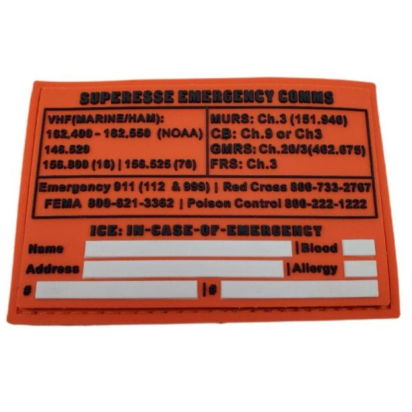 Storage Pocket Patch: Emergency Communications Hot on Sale