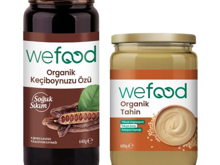 Wefood Organik Tahin 600 gr + Wefood Organik Keçiboynuzu Özü 640 gr For Cheap