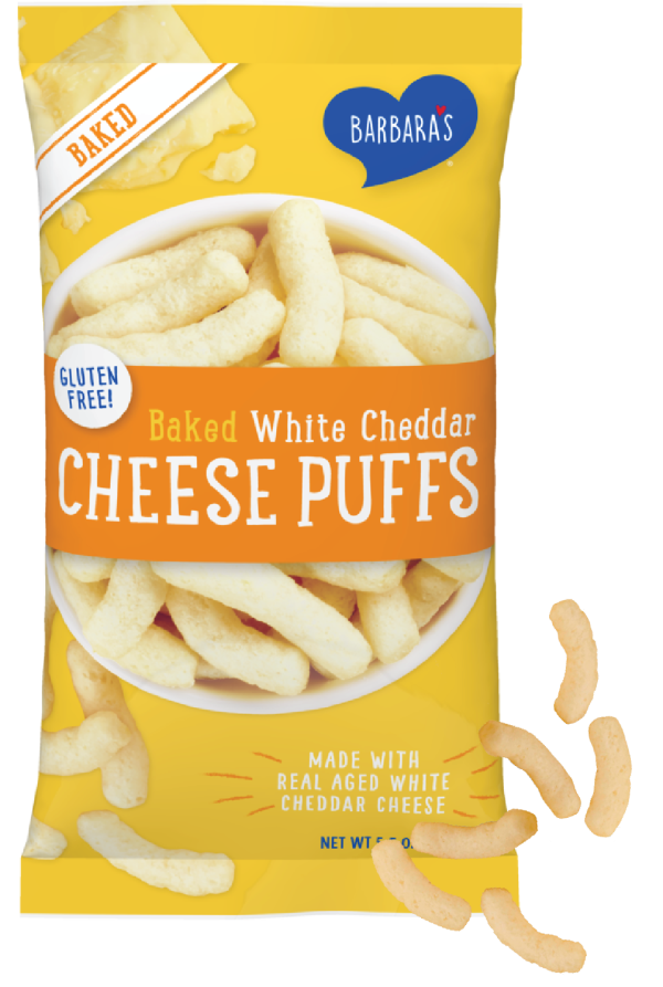 Barbara’s Bakery White Cheddar Cheese Puffs 155g For Sale