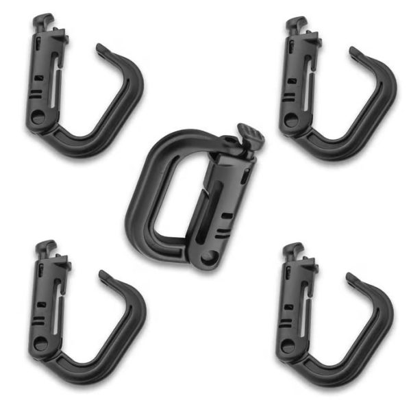 Backpack Webbing D-Ring Carabiner 5 Pack For Cheap