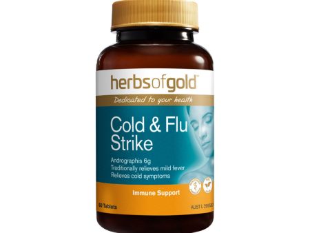 Herbs of Gold - Cold and Flu Strike (60 tablets) on Sale