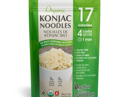 Better Than Noodles Organic Konjac Noodles 385g Hot on Sale