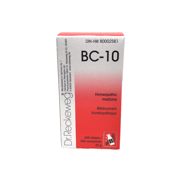 Dr. Reckeweg BC-10 200 Tablets 20g Discount