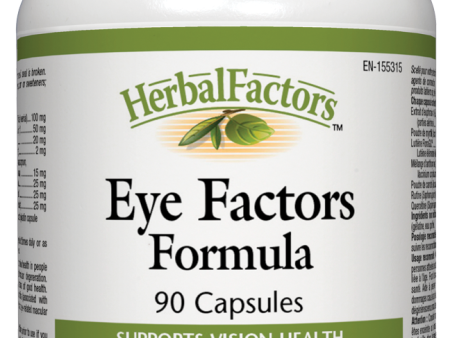 Natural Factors HerbalFactors Eye Factors Formula 90 Capsules Online Hot Sale