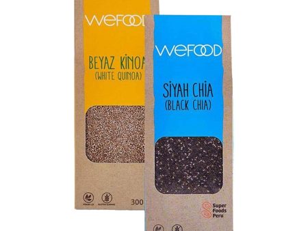 Wefood Siyah Chia 300 gr + Beyaz Kinoa 300 gr Supply