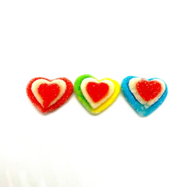 3D Gummy Hearts on Sale