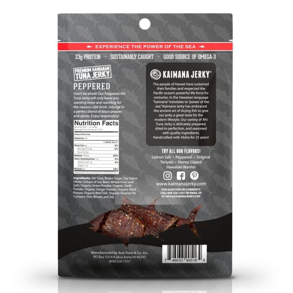 Ahi Jerky - Peppered Online now