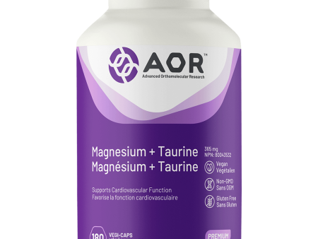 AOR Magnesium Plus Taurine 180 Capsules Online Sale