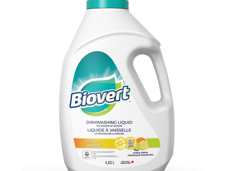 BioVert Dish Liquid Citrus Fresh  4.43L (Discontinued) Hot on Sale