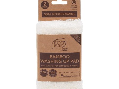 Eco Basics - Bamboo Washing Up Pads (2 Pack) Online