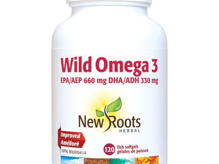 New Roots Wild Omega 3 660:330 120 Softgels Fashion