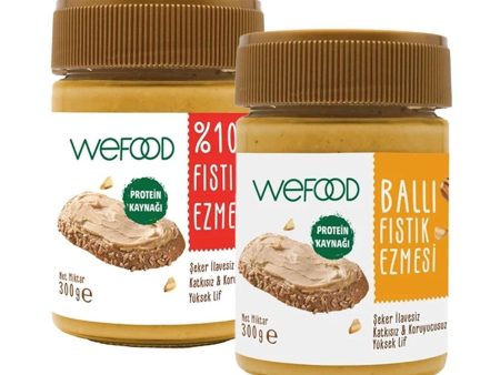 Wefood %100 Fıstık Ezmesi + Ham Ballı Fıstık Ezmesi Cheap