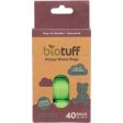 Biotuff - Biodegradable and Compostable Nappy Waste Bags - Refill (40 Bags) Online