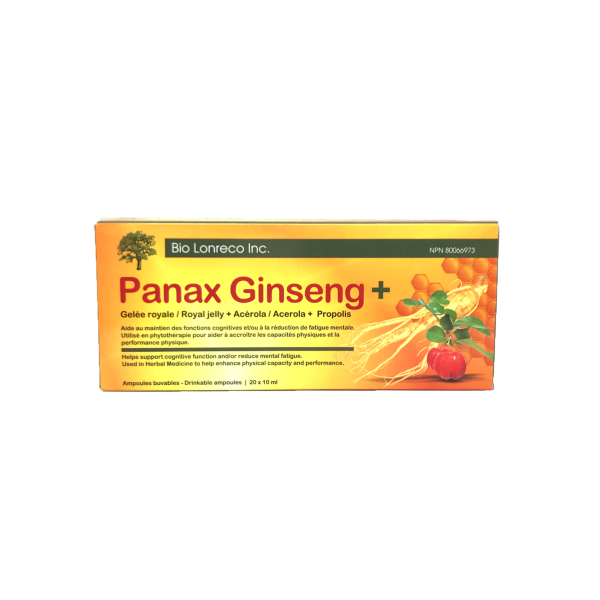 Bio Lonreco Panax Ginseng + 20 x 10ml Supply