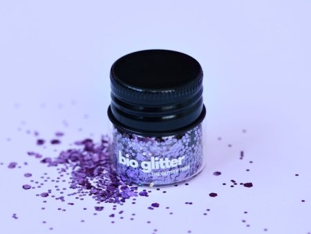 The Glitter Tribe - Biodegradable Glitter Glass Jar - Very Violet (10g) For Cheap