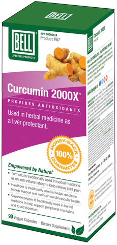 Bell Lifestyle Products #67 Curcumin 2000X 90 Capsules on Sale