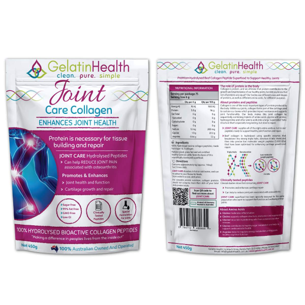 Gelatin Health - Joint Care Collagen (450g) Sale