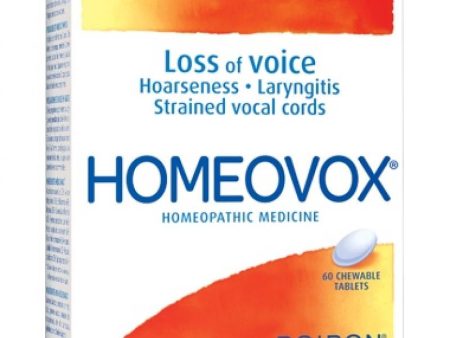 Boiron Homeovox - Loss Of Voice - 60 Tablets Supply