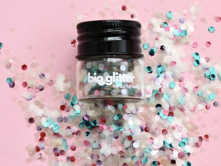 The Glitter Tribe - Biodegradable Glitter Glass Jar - Cupcake (10g) For Cheap