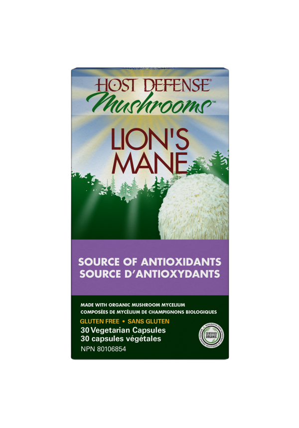 Host Defense Lion’s Mane 30 Capsules Fashion